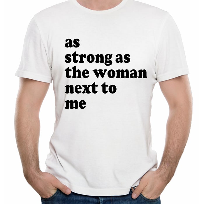 Customistic Strong Women Custom Print Shirt