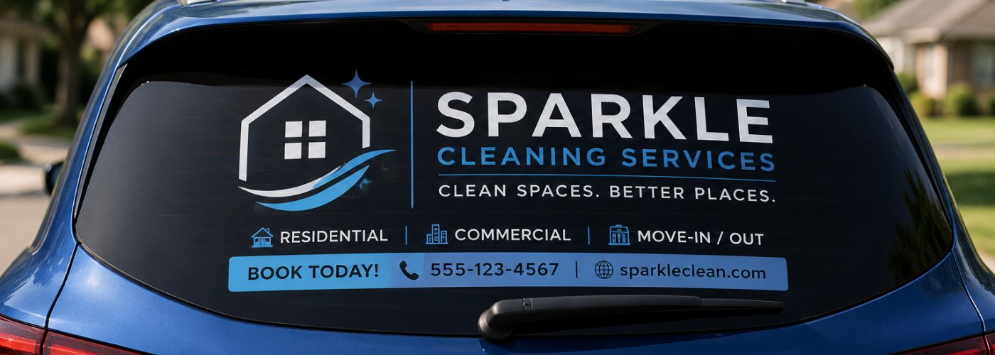 Rear Window Decals That Advertise On The Go