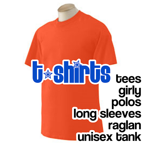 t shirts category